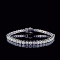 Classic 3mm Round Lab Grown Diamond Tennis Bracelet
