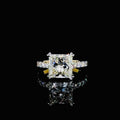 5.5CT Princess Cut Lab Grown Diamond Ring