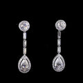 Pear Drop Lab Grown Diamond Earrings – 18KT Gold