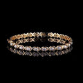 Infinity Round Lab Grown Diamond Bracelet – 18KT Gold