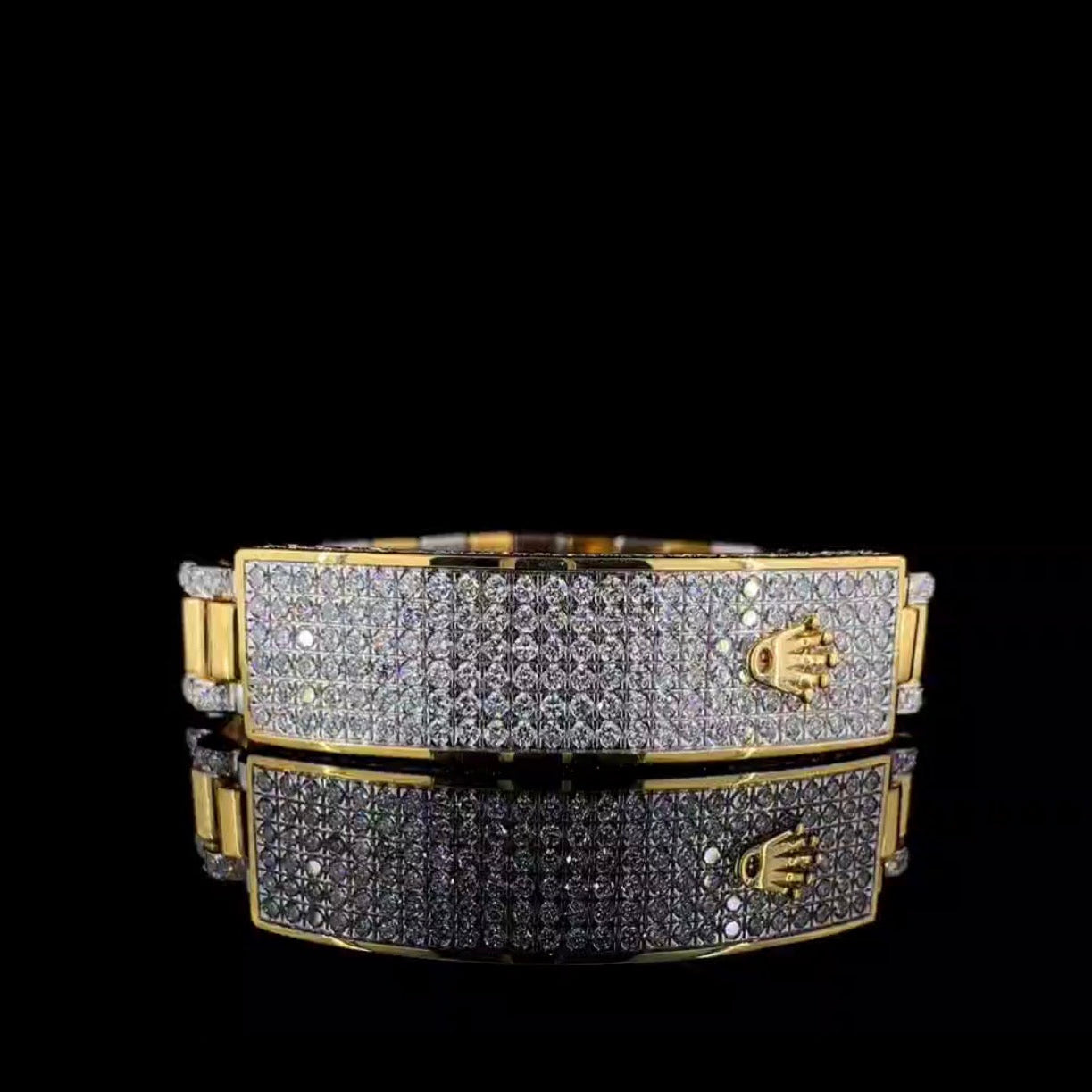 Presidential Pavé Diamond Bracelet