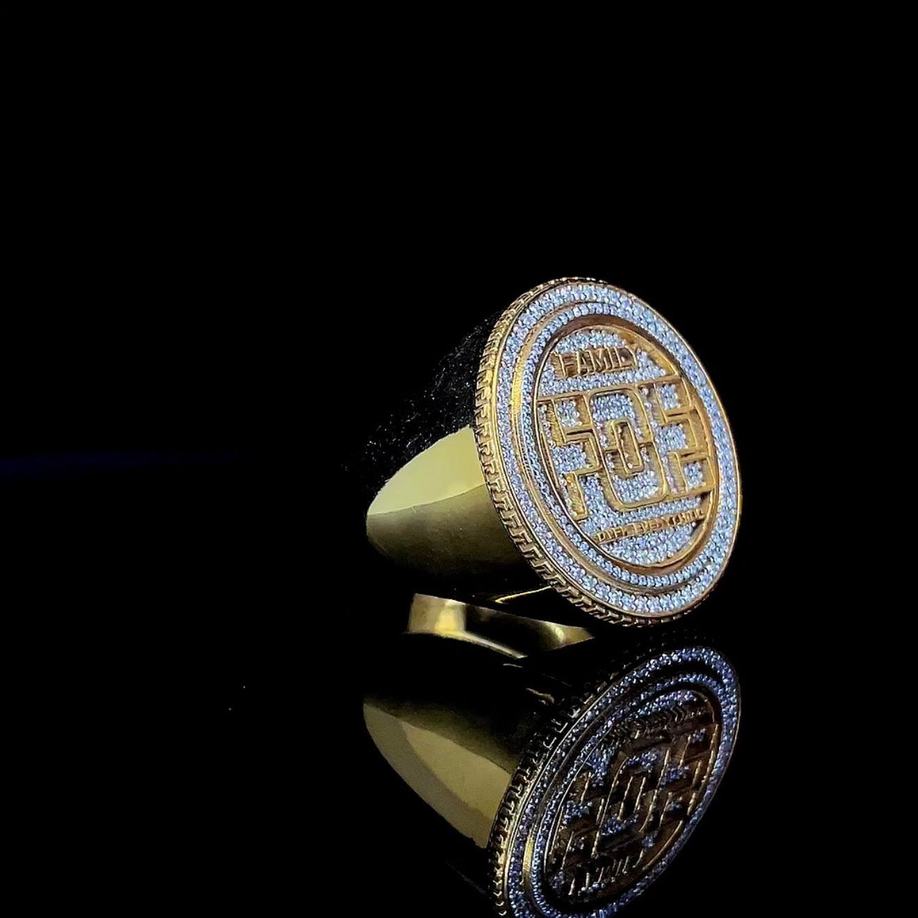 Luxury Custom Name ring