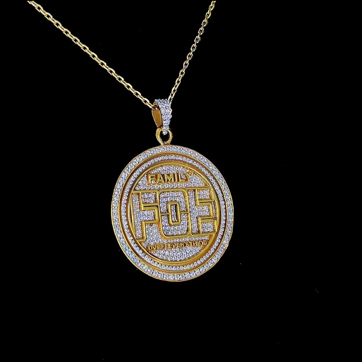 Luxury Custom Name Pendant - Lab Diamond