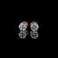 2CTW Round Diamond Stud Earrings
