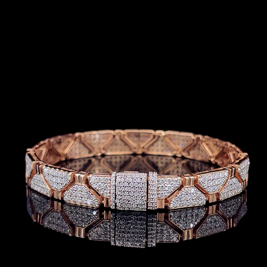 Luxury Rose Gold Diamond Bracelet