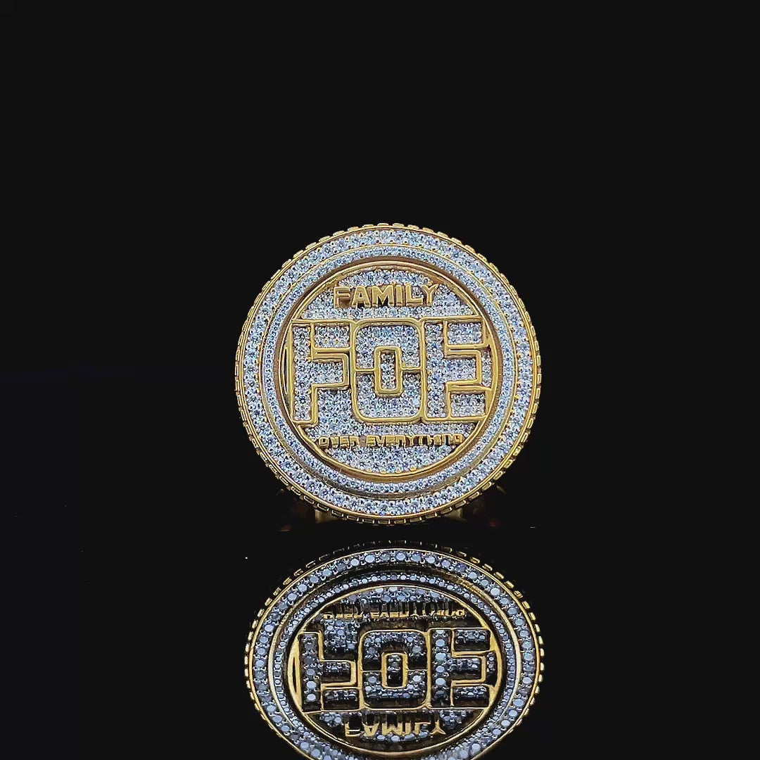 Luxury Custom Name ring
