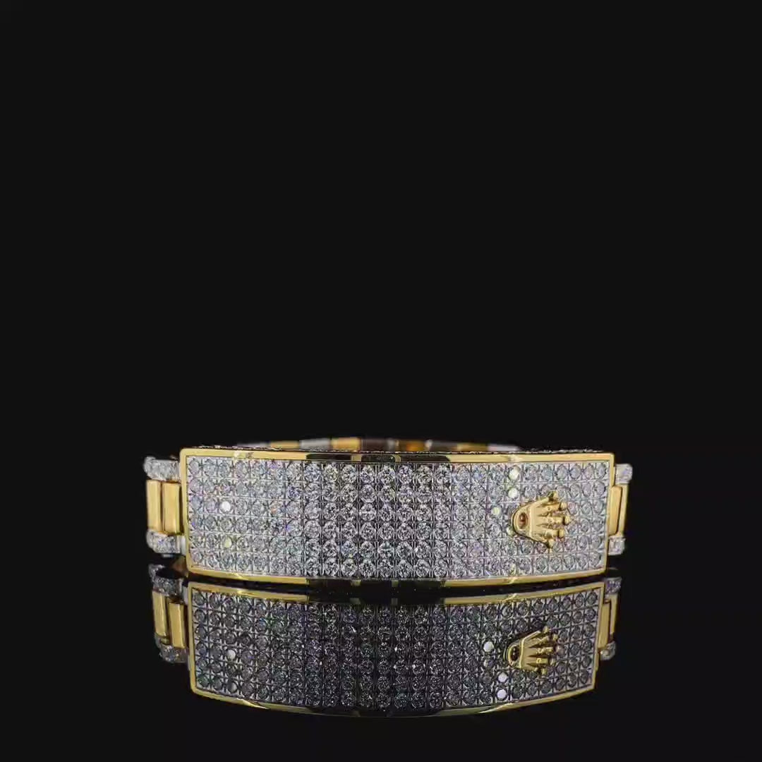 Presidential Pavé Diamond Bracelet